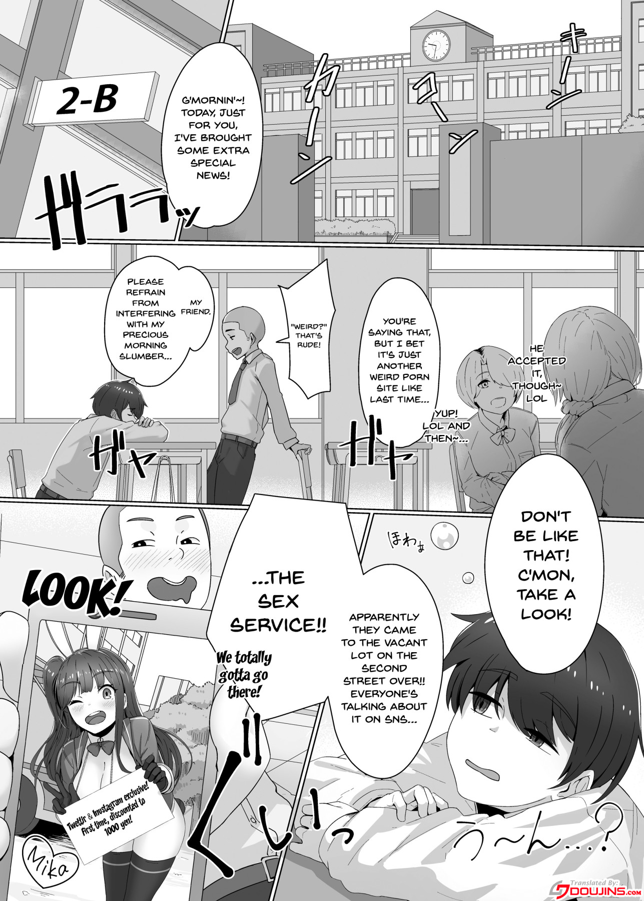 Hentai Manga Comic-It's Open For Business!! The Lewd Sex Service Mobile!!-Read-2